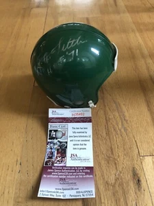Y.A. TITTLE Signed Autographed BALTIMORE COLTS TB Mini Helmet, HOF, JSA COA, Dec - Picture 1 of 8