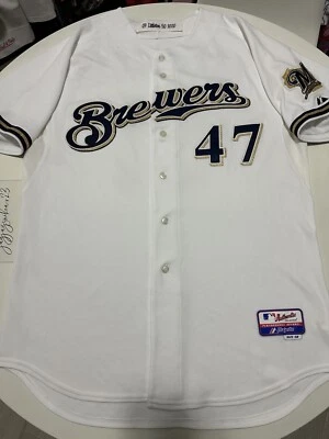 Camiseta deportiva 2009 On Field Milwaukee Brewers Majestic Team emitida por Wes Littleton talla 50 Foto 1 de 4