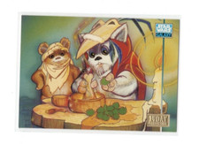 STAR WARS GALAXY SERIES THREE #299 WICKET FINDS A WAY 1ST FIRST DAY PRODUCTION