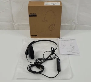 Yealink UH34-LITE-MONO-TEAMS FOAMY Ear Cushion USB Wired Headset Plug and Play - Zdjęcie 1 z 5