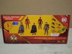 DC Comics The Flash Ultimate Figure Set Batman Supergirl 5 Action Figures ~NEW - Picture 1 of 15