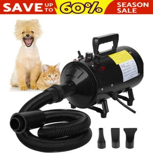 Dog Cat Pet Dryer Hair Grooming Heater Blaster Blower Hairdryer Low Noise 2800W - Picture 1 of 14