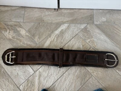34” Weaver Leather Brown Felt Western Cinch - Image 1 of 4