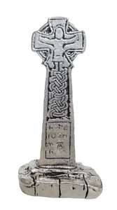Lanherne Keltenkreuz massiv Zinn Ornament - handgefertigt in Cornwall - Bild 1 von 6