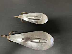 VINTAGE MONTAUK STRIPER FISHNG PET SPOONS 12 &8 - Picture 1 of 4