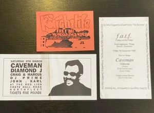 Caveman Mc Mell’o  Cashcrew Korp Flyers (x3)90s  Rap hip Hop OG - Imagen 1 de 4