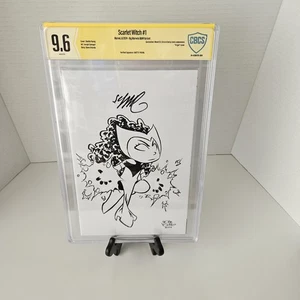 Scarlet Witch #1 Skottie Young Variant Cover CBCS 9.6 Signed by Skottie Young - Picture 1 of 15