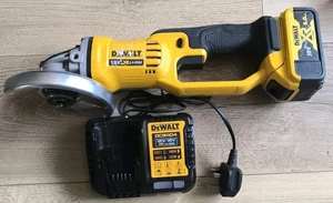 DeWalt DCG412 18v XR 125mm Cordless Angle Grinder + 5,0Ah Battery and Charger - Picture 1 of 4