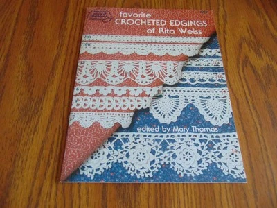 ASN Favorite Crocheted Edgings of Rita Weiss Book 1036 CROCHET EDGING PATTERNS - Image 1 of 4
