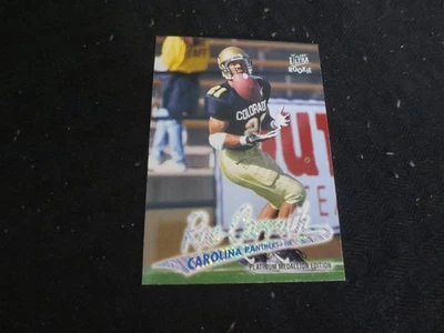 1997 Fleer Ultra Platinum Medallion P179 Ray Carruth Rookie Panthers - Image 1 of 2