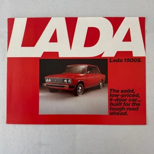 Lada 1500 S Car Sales Brochure Catalog Advertising Vintage Canadian Market - Picture 1 of 3