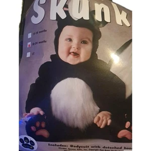 TOM ARMA DELUXE SKUNK Complete Halloween COSTUME  18-24 Months New DISCONTINUED  - Picture 1 of 8