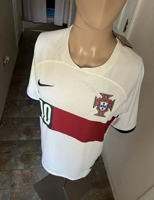 Portugal Away White Euro Soccer Jersey US Size XL Bernardo #10 - Image 1 of 4