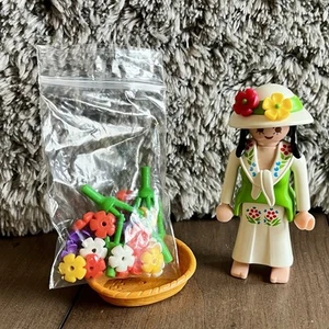 Playmobil Victoriano Niña Flor Ramos de Flores Sombrero Mujer Adulto Figura 4522 - Imagen 1 de 4