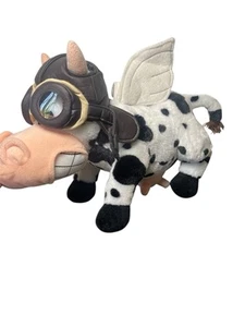 Universal Studios Twister Aviator Pilot Flying Cow Stuffed Plush Toy 16” Long - Picture 1 of 6