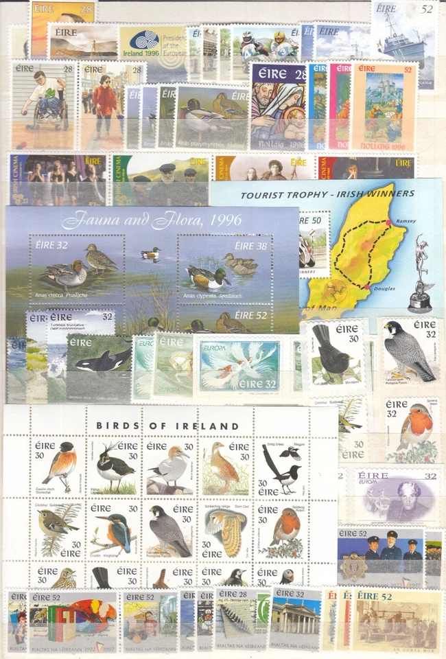 SU26644/ИРЛАНДИЯ – 1996/1997 ВЫДАЮЩАЯСЯ КАК НОВАЯ СОВРЕМЕННАЯ КОЛЛЕКЦИЯ – ОГРОМНОЕ РЕЗЮМЕ - Изображение 1 из 2