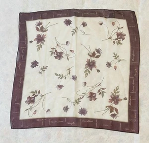 Vintage Liz Claiborne Scarf Polyester Made In Korea - Picture 1 of 5