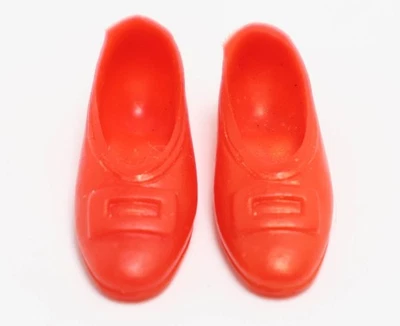 Hebilla plana vintage Francie roja blanda Japón Mattel Foto 1 de 4