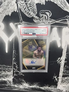 2024 Islam Makhachev Topps Gold Label UFC Auric Auto /99 PSA 8 Graded MMA - Bild 1 von 2