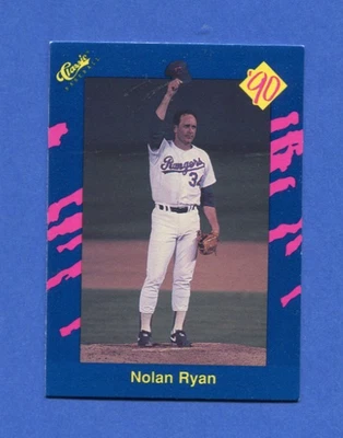 1990 Classic Baseball #1  NOLAN RYAN Texas Rangers  NM/MT - Image 1 of 2