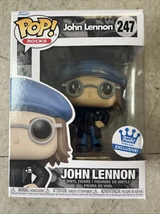2021 FUNKO POP! ROCKS FUNKO SHOP EXCLUSIVE JOHN LENNON  #247 - Picture 1 of 5