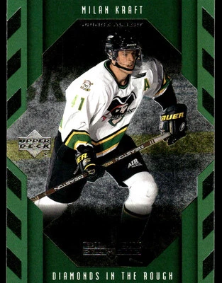 1999-00 Upper Deck Black Diamond #102 Milan Kraft Prince Albert Raiders RC - Image 1 of 2