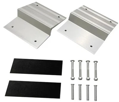  Kit de rampa de alumínio, placas de rampa resistentes a derrapagens de 8 polegadas com proteção 8 polegadas - Imagem 1 de 4