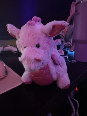 GANZ Webkinz Whimsy Dragon HM156 Stuffed Toy Plush Animal NO CODE Pink Sparkle - Image 1 of 4