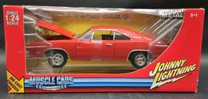 JOHNNY LIGHTNING 1/24 SCALE RED 1969 DODGE CHARGER R/T - Picture 1 of 10