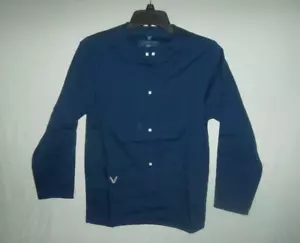 My Guardian with Vestex Protection Size 3XS Snap Front Solid Blue Scrub Jacket - Picture 1 of 5