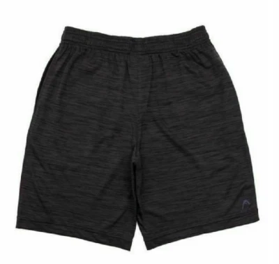 HEAD Brand Boys Athletic Shorts Black Heather , Size Medium (10-12) - Image 1 of 2