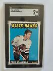 1965-66 Fred Stanfield Topps #63 Rookie Rc Graded Sgc 2