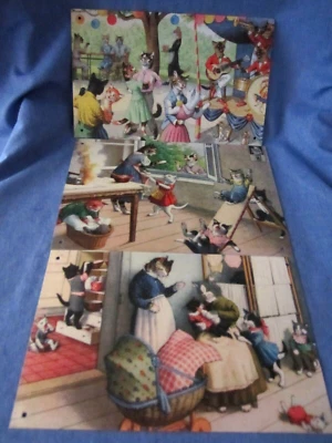 3 letreros de hojalata para gatos divertidos de pared de metal aspecto vintage decoración arte letreros retro hogar gatitos Foto 1 de 4