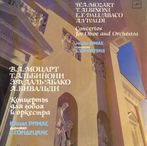 MOZART ALBINONI DALL' ABACO VIVALDI Oboe Concertos RIMAS SONDECKIS Melodiya EX! - Picture 1 of 3