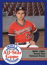 1989 Triple A All-Stars ProCards #AAA55 Mark Lemke