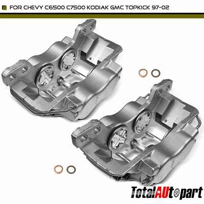 2Pcs Rear Brake Caliper w/ 4Pistons for Chevrolet GMC C60 C70 C6500 7500 Kodiak - Image 1 of 4