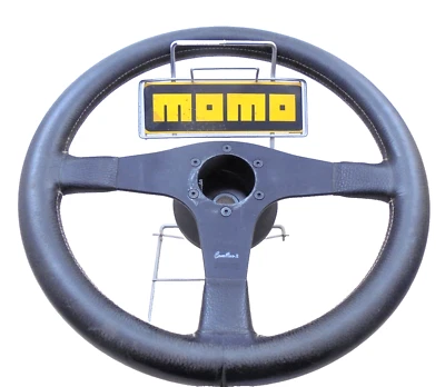Lederlenkrad Momo Cavallino 2 Ø 360mm Sportlenkrad Lenkrad Porsche 356 B C 911 F - Bild 1 von 4