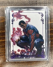 2018 Upper Deck Marvel Masterpieces Level 1 Epic Purple /199 Wonder Man #1