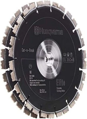Husqvarna EL 35 CnB Cut N Break 钻石刀片 9 - 银色 — 第 1/2 张图片