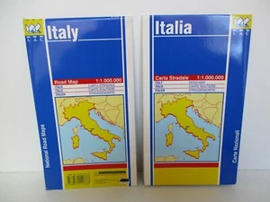 LOTTO 10 CARTINE STRADALI ITALIA SCALA 1:1.000.000 L.A.C. FIRENZE - Picture 1 of 2