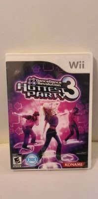 Dance Dance Revolution Hottest Party 3 (Nintendo Wii, 2009) Complete *No Mat* - Image 1 of 3