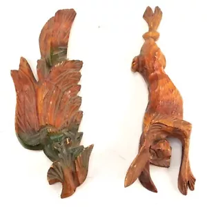 Kuckucksuhr Kaninchen und Vogel für Etui Uhr Gehäuse Dekorationen - GG995 - Bild 1 von 2