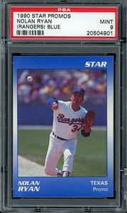 1990 Star Promos Baseball Nolan Ryan Blue PSA 9