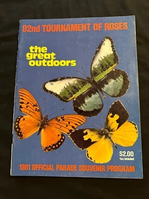 1981 Rose Bowl Game Parade Program Washington Huskies VS Michigan Wolverines - Image 1 of 4