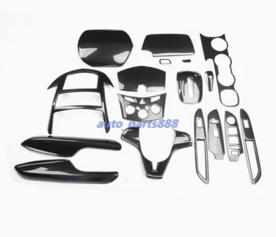 Kit de cubierta interior de auto de fibra de carbono ABS de 17 piezas para Chevrolet TRAX 2014-2016 Foto 1 de 4