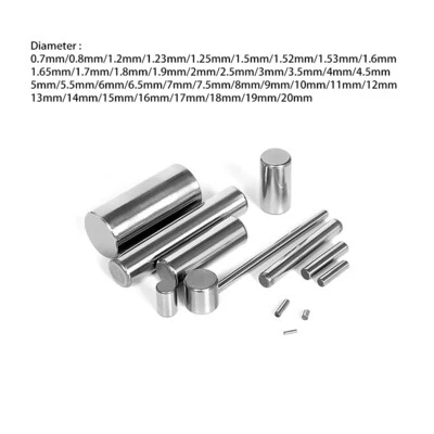 1.53/1.6/1.65/1.7/1.8/1.9/2mm Rodamiento Acero Pasadores de posicionamiento sólido Rodillo de aguja Foto 1 de 3