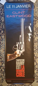 Affiche 1988 LA DERNIERE CIBLE [Inspecteur Harry] 60x160 Clint EASTWOOD [RARE] - Afbeelding 1 van 2