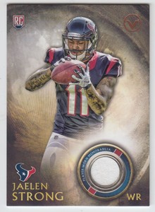2015 Topps Valor Rookie Relics #VRRJS Jaelen Strong Jersey  