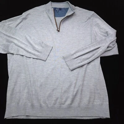 NEW! JOHNNIE-O 1/4 ZIP SWEATER -4XL- WOOL TENCEL MODAL EMBROIDERED SURFER GOLF - Image 1 of 4