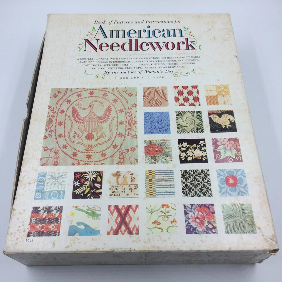 Vintage Womans Day Early American Needlework manual patterns instructions 1963 - Image 1 of 4
